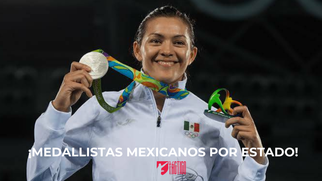 ¿Qué estados aportan más medallistas olímpicos en México?